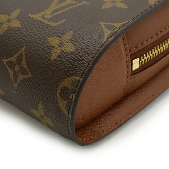 LOUIS VUITTON Authentic Brown Monogram Clutch Bag - Picture 4 of 10